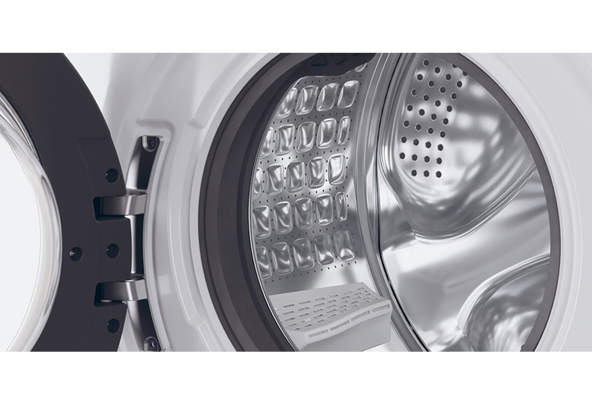 Παρουσιάζεται ο κάδος του πλυντηρίου.